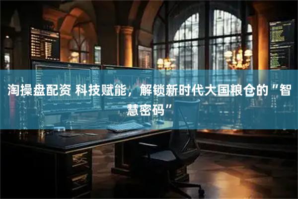 淘操盘配资 科技赋能，解锁新时代大国粮仓的“智慧密码”